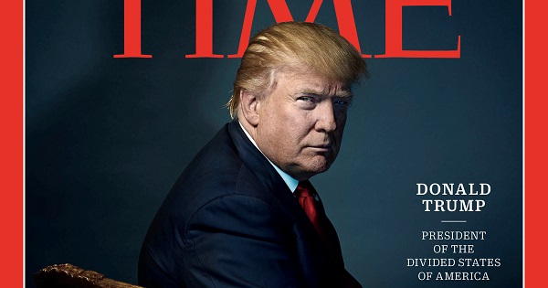 Donald Trump on the cover of TIME Magazine
