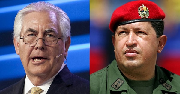 Rex Tillerson’s ExxonMobil was one of the holdouts when Hugo Chavez re-nationalized Venezuela's oil resources.