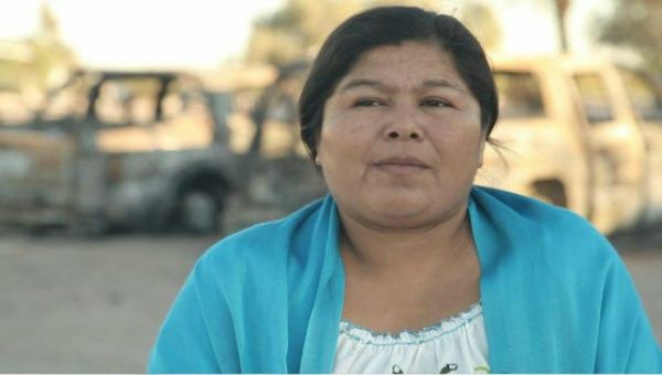 Human Rights lawyer and legal representative for the Yaqui Tribe, Anabela Carlon Flores