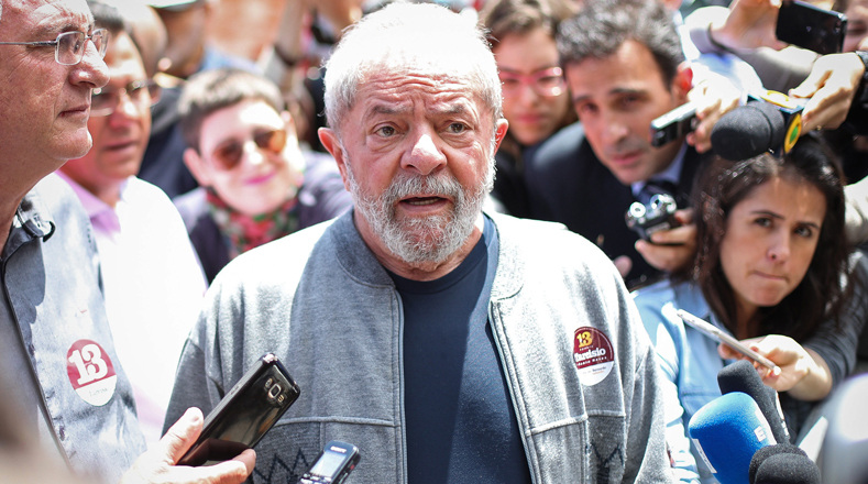 Lula is being charged for corruption in the Petrobras scandal.
