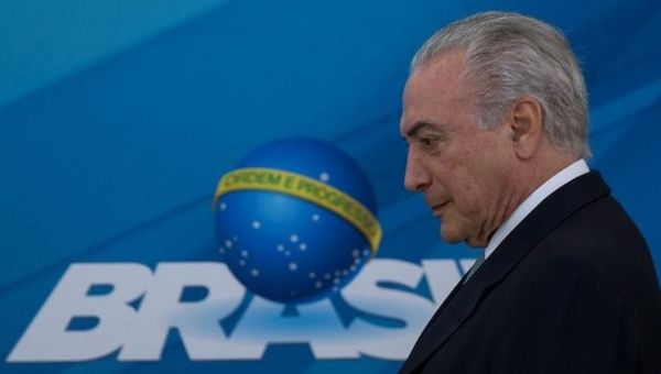Michel Temer's government has been embroiled in scandal since completing a parliamentary coup against Dilma Rousseff.