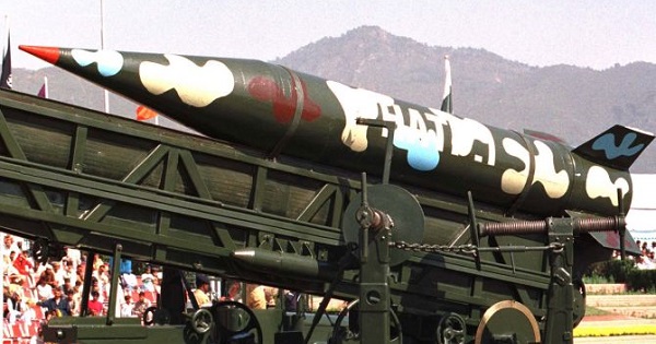 A Pakistani nuclear-capable surface-to-surface ballistic missiles Shaheen II