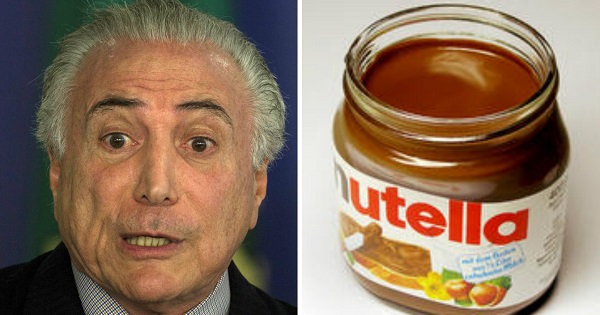 President Temer has ordered 120 jars of Nutella for his presidential plane.