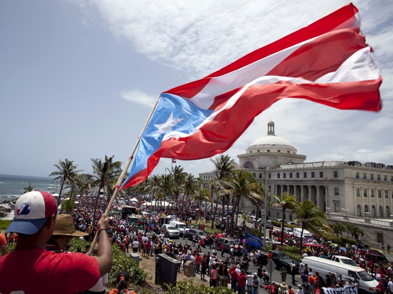 Protests in Puerto Rico against the U.S. Federal Control Board arguing that it serves like an overlord of the island.