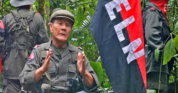 Colombian guerrilla group National Liberation Army (ELN) Commander Nicolas Rodriguez, known as ''Gabino.