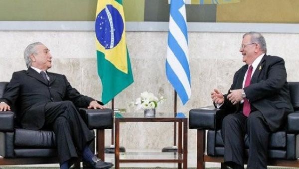 Brazilian President Michel Temer, in a letter addressed to Greek Prime Minister Alexis Tsipras, said the ambassador's killing had caused him profound sadness.