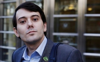 Martin Shkreli, former chief executive officer of Turing Pharmaceuticals departs after a hearing at U.S. Federal Court in Brooklyn, New York, U.S. on Oct. 14, 2016.