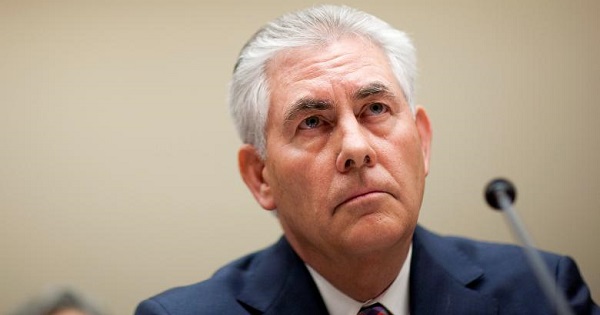 Rex Tillerson, former CEO of ExxonMobil, testifies before the House Energy and Environment Subcommittee in Washington, Jan. 20, 2010.