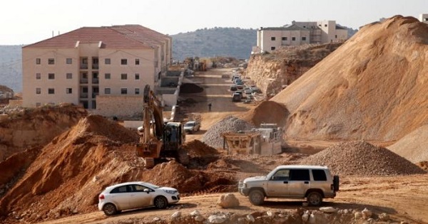A construction site is seen in the Israeli settlement of Beitar Ilit, in the occupied West Bank Dec. 22, 2016.