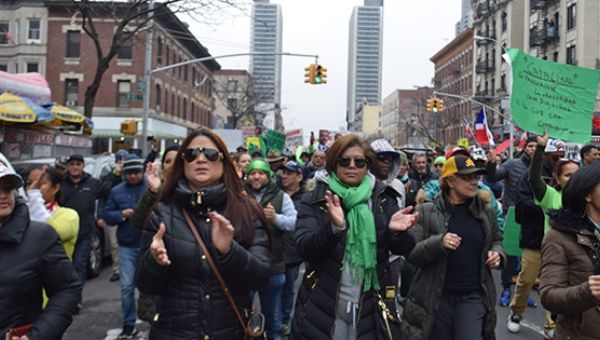 Dominicans Flood New York Streets to Protest Odebrecht Scandal, Corruption