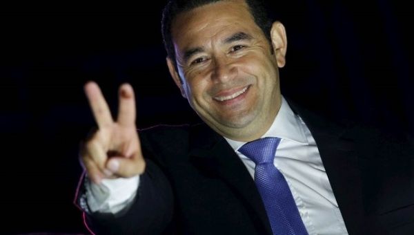 President Jimmy Morales of Guatemala cannot make ends meet with 40% of his salary — US$7,500 per month.