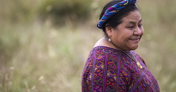 Guatemalan Indigenous leaders and Nobel Peace Prize Winner, Rigoberta Menchu