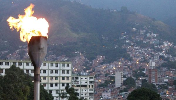 Venezuela's Homeland Flame represents the passion-fire of former President Hugo Chavez