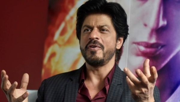 Bollywood actor Shah Rukh Khan speaks during an interview with Reuters at Madame Tussauds in London, April 13, 2016.