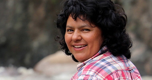 Lencan leader and environmental activist Berta Caceres