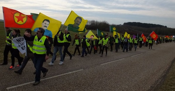 Tens of thousands are expected to descend on Strasbourg to demand the release of PKK leader Abdullah Ocalan.