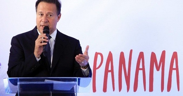 Panamanian president Juan Carlos Varela