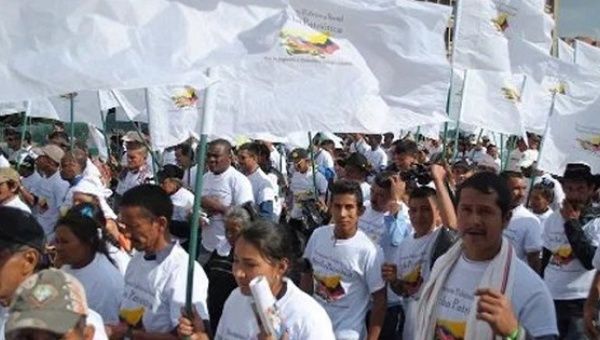 Human rights leaders, including members of Marcha Patriotica, continue to face threats despite a peace agreement in Colombia. 