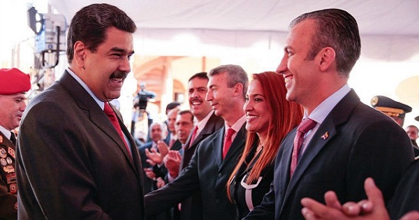 Venezuelan President Nicolas Maduro and Vice President Tareck El Aissami