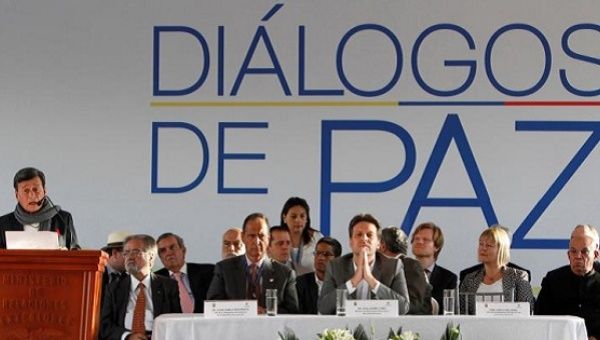 The Launch of peace talks between the ELN and Colombian government in Quito, Ecuador, Feb. 7, 2017.