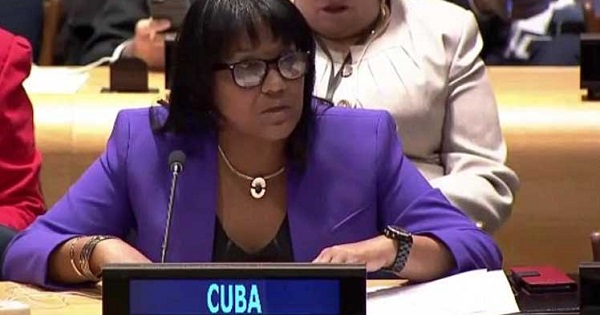 Cuban permanent representative to the U.N. Anayansi Rodriguez.