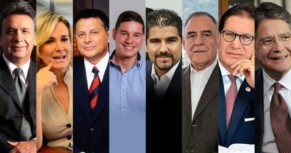 Ecuador's 2017 presidential candidates