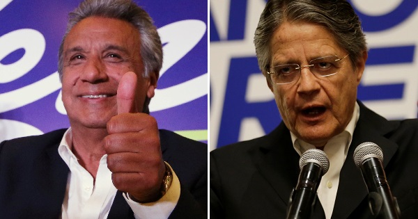 Ecuadoreans will vote on April 2 in second round between Lenin Moreno (L) and Guillermo Lasso to decide who will become their next president.