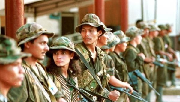 Revolutionary Armed Forces of Colombia troops