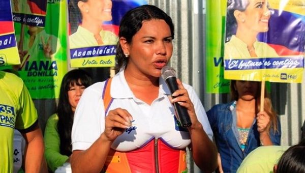 Rodriguez was the first openly transgender person in Ecuador to run for national assembly in 2013. She ran again in 2017.