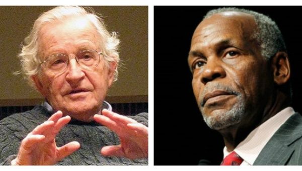Noam Chomsky and Danny Glover