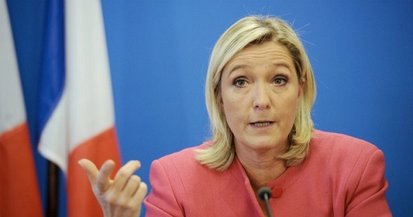 Far right French presidential candidate Marine Le Pen.