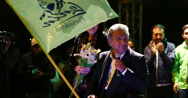 Lenin Moreno leads all the polls in the presidential race in Ecuador.