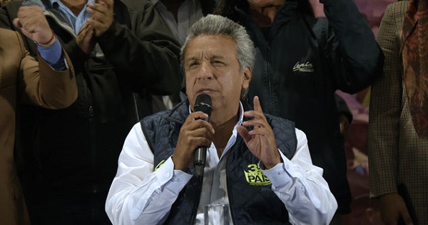 Lenin Moreno leads the presidential polls for the second round of elections in Ecuador.