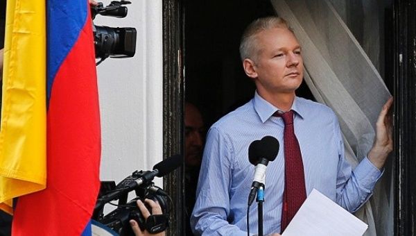 Assange has been holed up in the Ecuadorean embassy in the London for the past five years, fearing extradition to the U.S.
