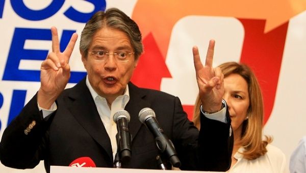 Right-wing banker Guillermo Lasso has formed an unlikely alliance with the  Marxist Leninist Communist Party of Ecuador.