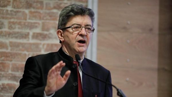 Jean-Luc Melenchon of the French far left Parti de Gauche and candidate for the 2017 French presidential election in Paris, March 31, 2017