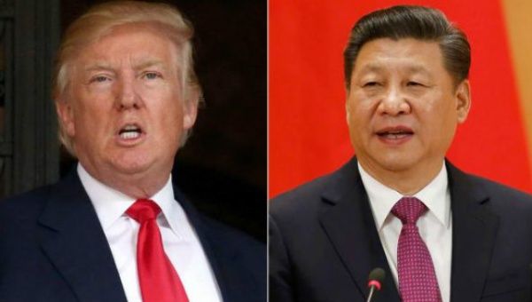 U.S. President Donald Trump (left) and Chinese President Xi Jinping are scheduled to meet at Trump's Mar-a-Lago resort in Florida. 
