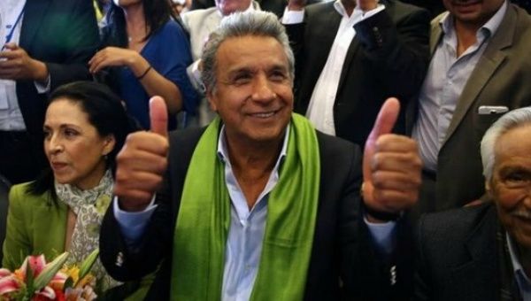 President-elect of Ecuador leftist Lenin Moreno