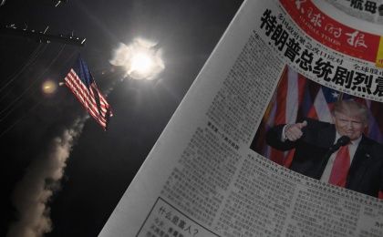 Chinese state-owned daily Global Times noted how the missile strikes are “an embodiment of the U.S. supremacy.”