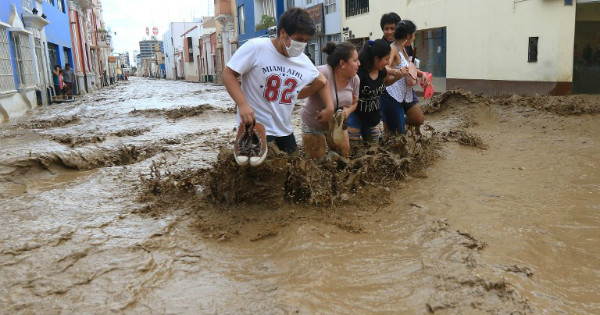 Roughly 6,000 kilometers of roadway have been damaged or destroyed in the Peru floods.
