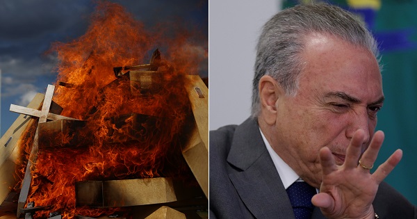 Temer's administration has been rocked by corruption scandals and frequent protests against austerity measures and neoliberal policies.