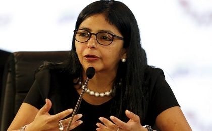 Foreign Minister of Venezuela Delcy Rodriguez.