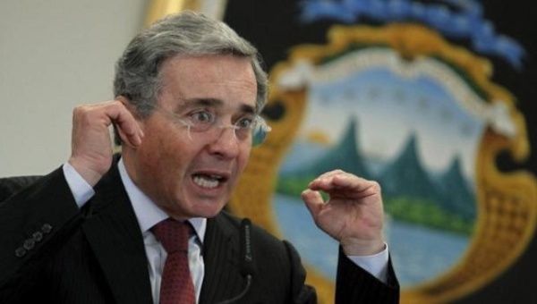 Former Colombian President Alvaro Uribe