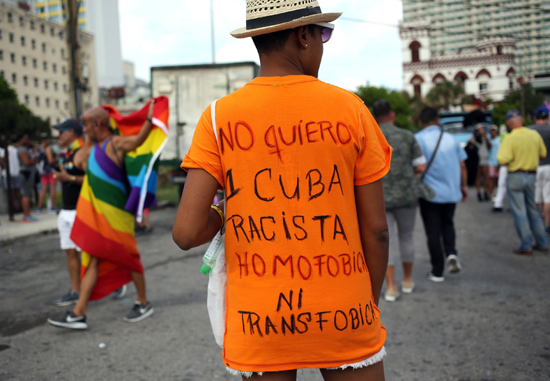 The Cuban people reject anti-gay, anti-trans and racist backwardness.