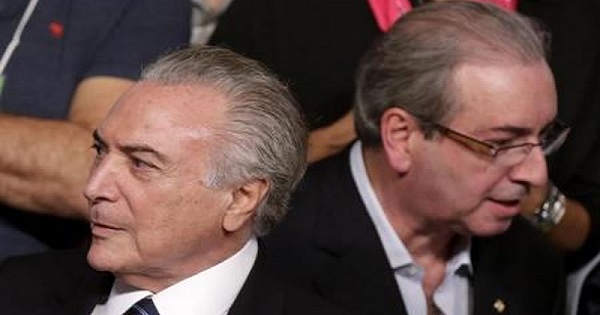 Michel Temer and Eduardo Cunha