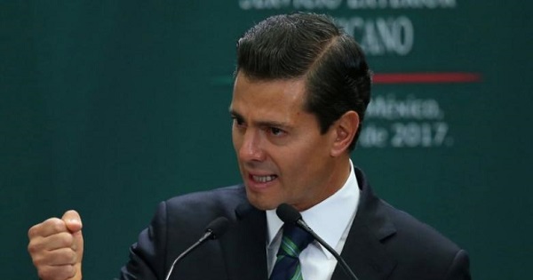 Enrique Peña Nieto president of Mexico.