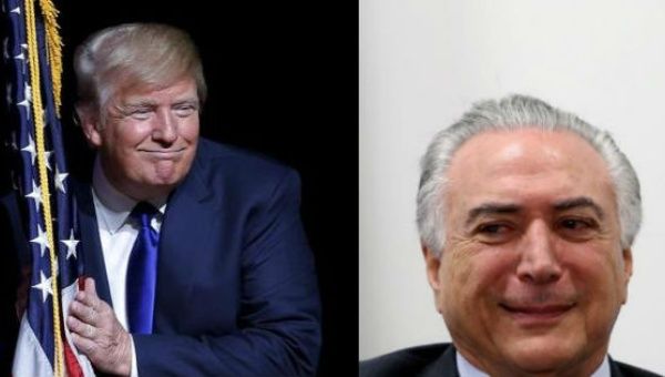 Both Trump and Temer find themselves wanting to undermine investigations with each hearing growing talk of impeachment.