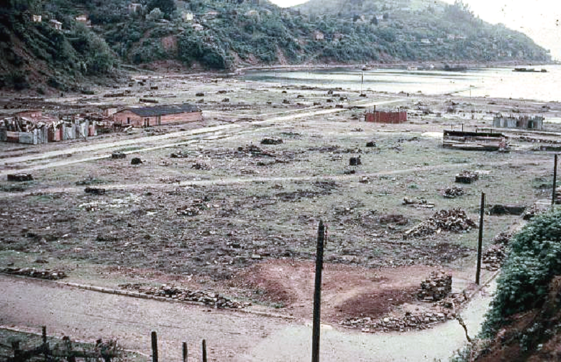 The port of Corral, close to Validivia, was completely leveled by the earthquake-provoked tsunami.
