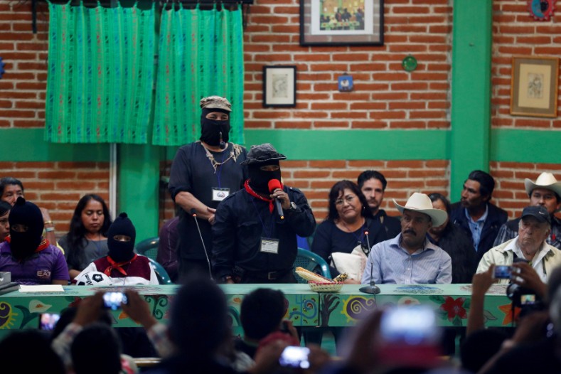 The EZLN had an ideological separation from the Mexican state for over 2 decades, and refused to take part in activities of the state, including elections