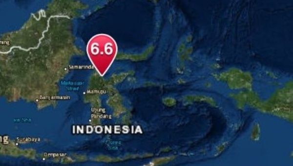 The epicenter was about 49 miles southeast of Palu in an area northwest of the town of Poso.